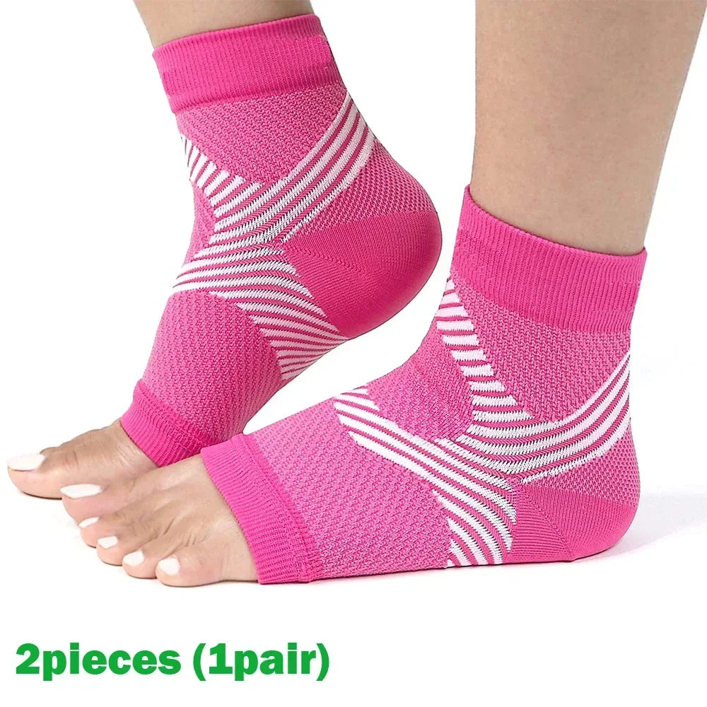 1Pair Plantar Fasciitis Splint Night Compression Sock Heel Supports for Heel Pain Plantar Fasciitis Support Foot Braces