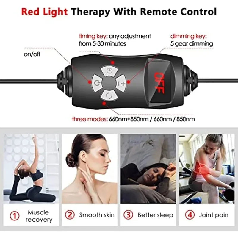 Near Infrared Light sauna For Full Body Face LED Red Light Healthcare Lamp for Joint Muscle Relieve Beauty Health Gadget health