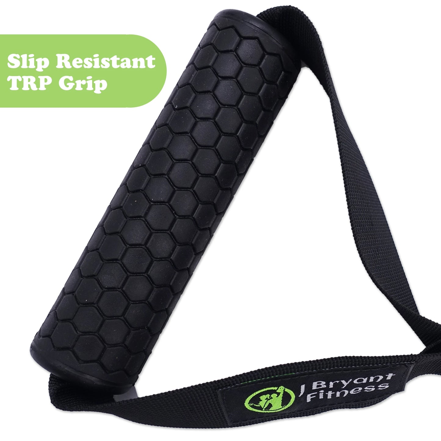 1 Pair Gym Resistance Bands Handles Anti-slip Grip Strong Nylon Webbing Fitness Heavy Duty Cable Machine Workout Equipment