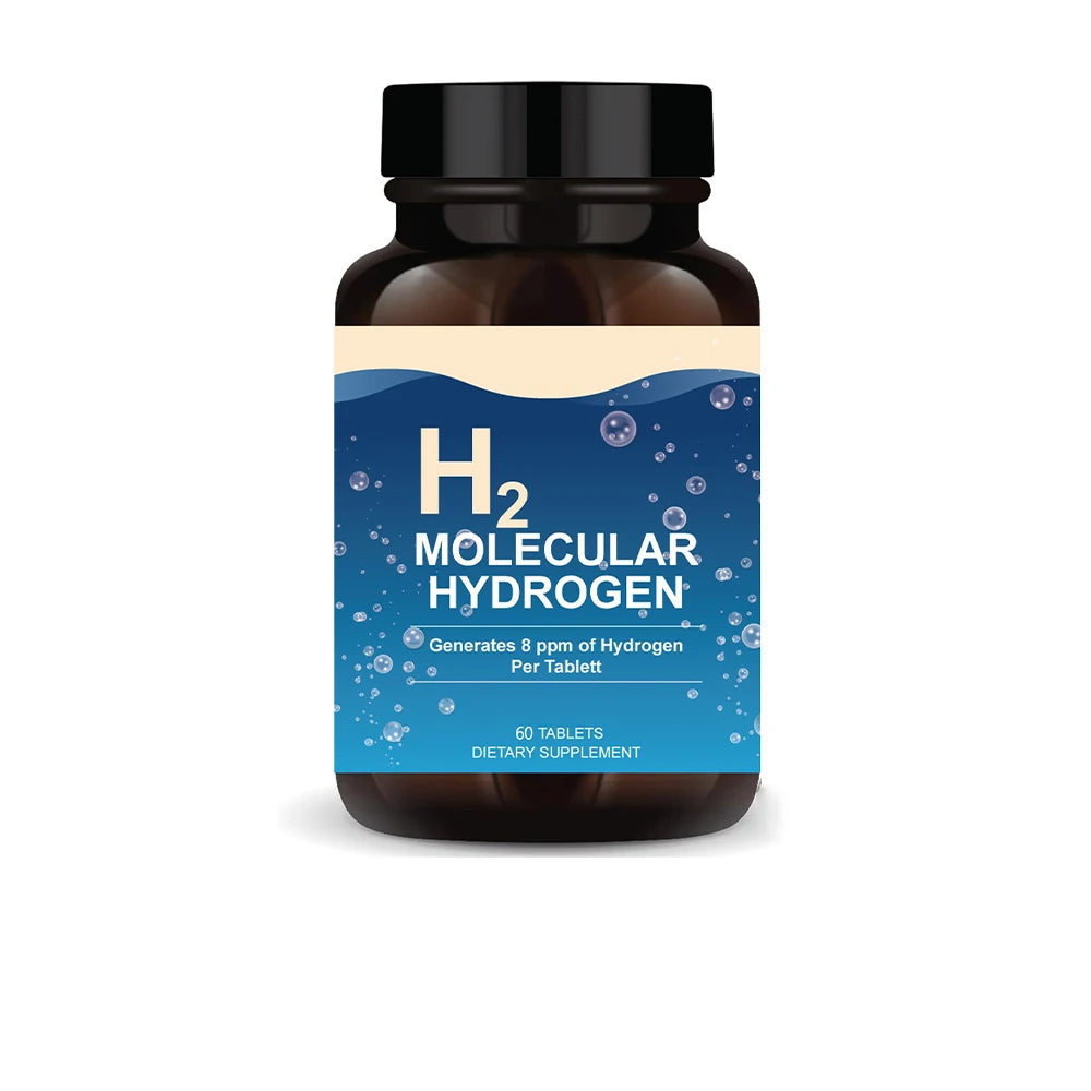 H2 Hydrogen Tablets with Magnesium - 8 PPM Hydrogen Tablets for Drinking Water - Supports Cellular Health, Recovery & Cognitive