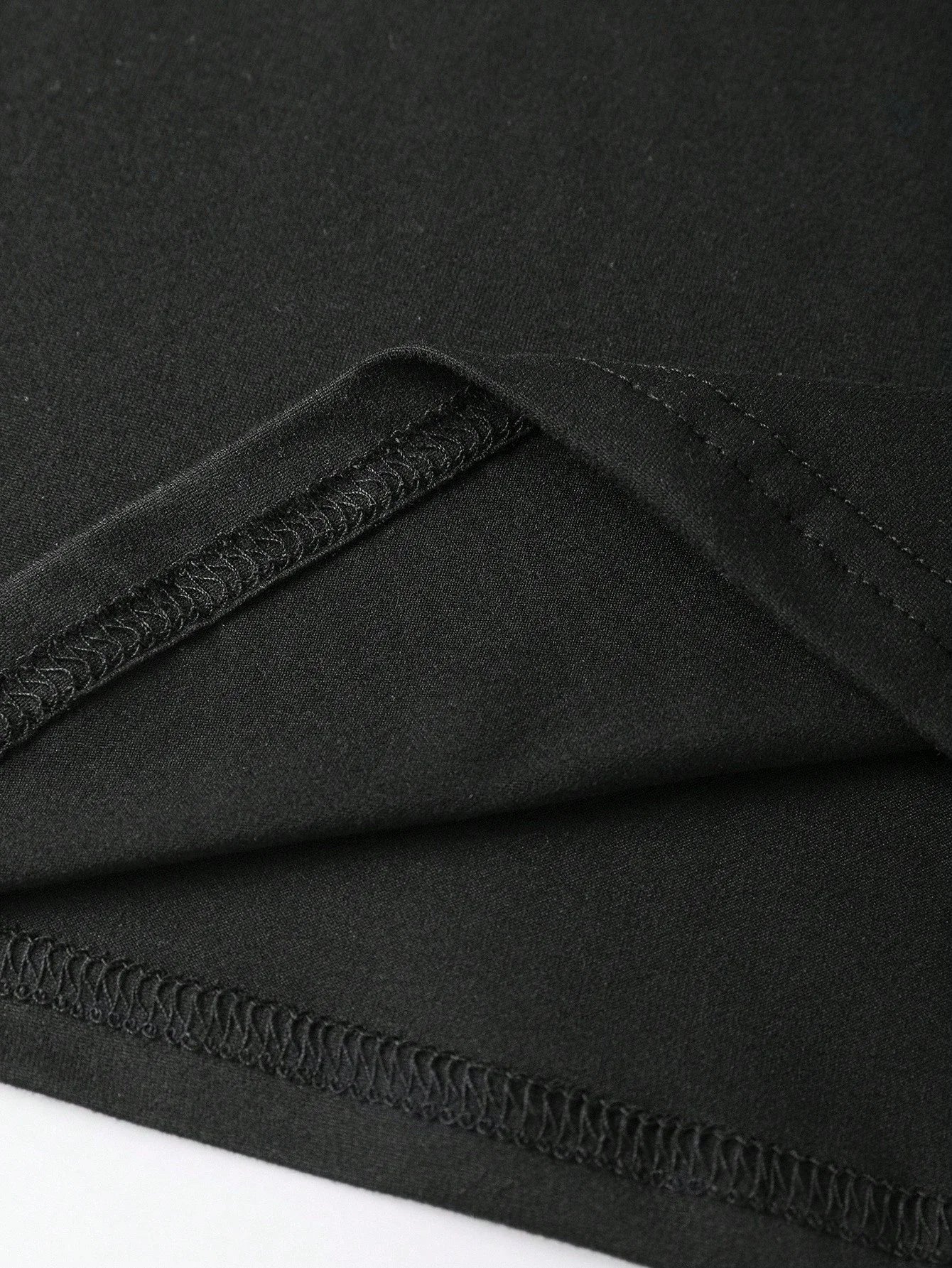 Plus Size Summer Casual Solid Black Tank Top