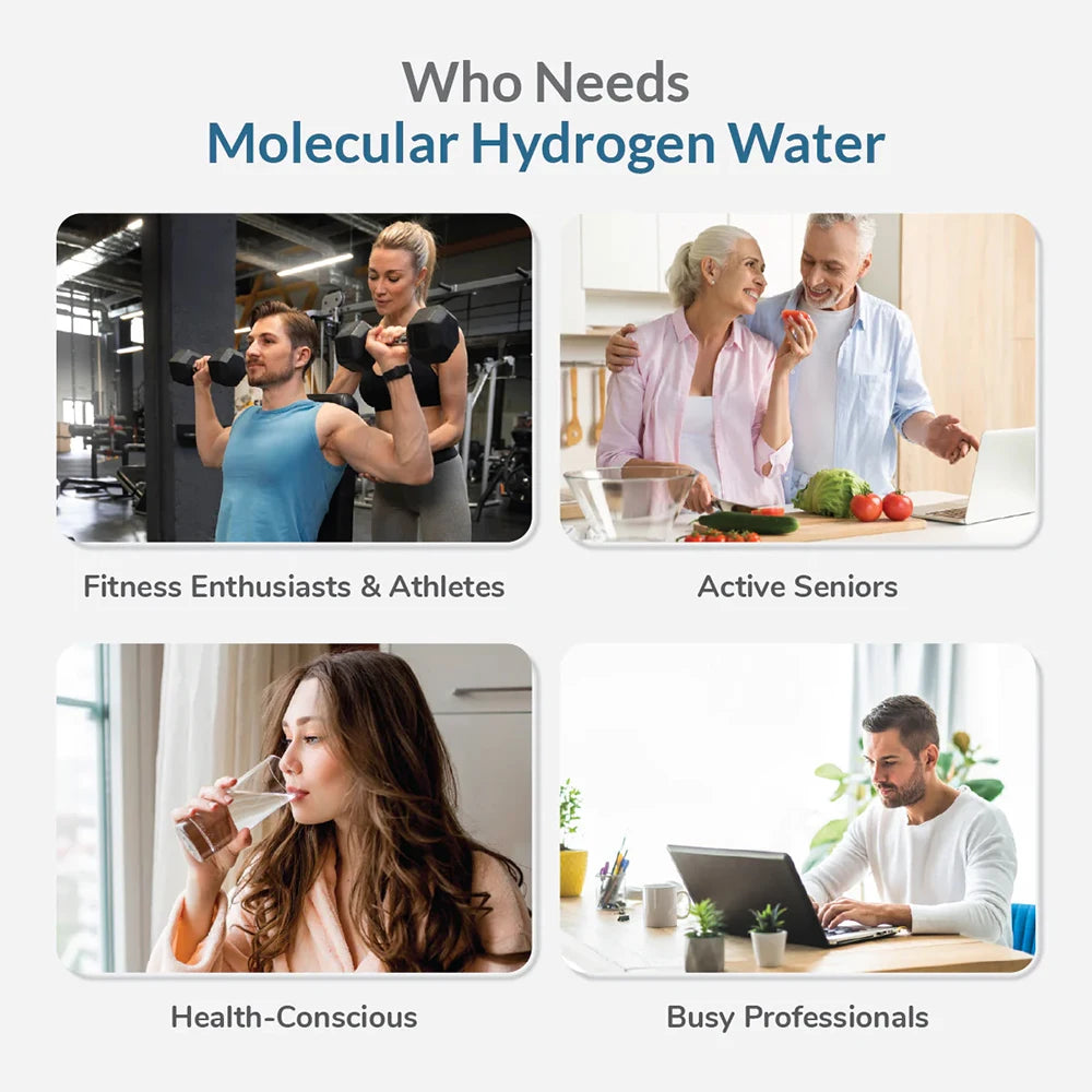 H2 Hydrogen Tablets with Magnesium - 8 PPM Hydrogen Tablets for Drinking Water - Supports Cellular Health, Recovery & Cognitive