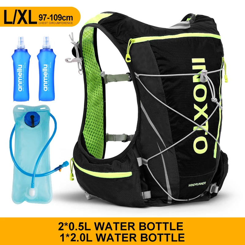 Running Hydrating Vest Backpack 8L Cycling Hydration Vest Running Backpack Hiking Marathon Hydrating Bicycle Sports Vest