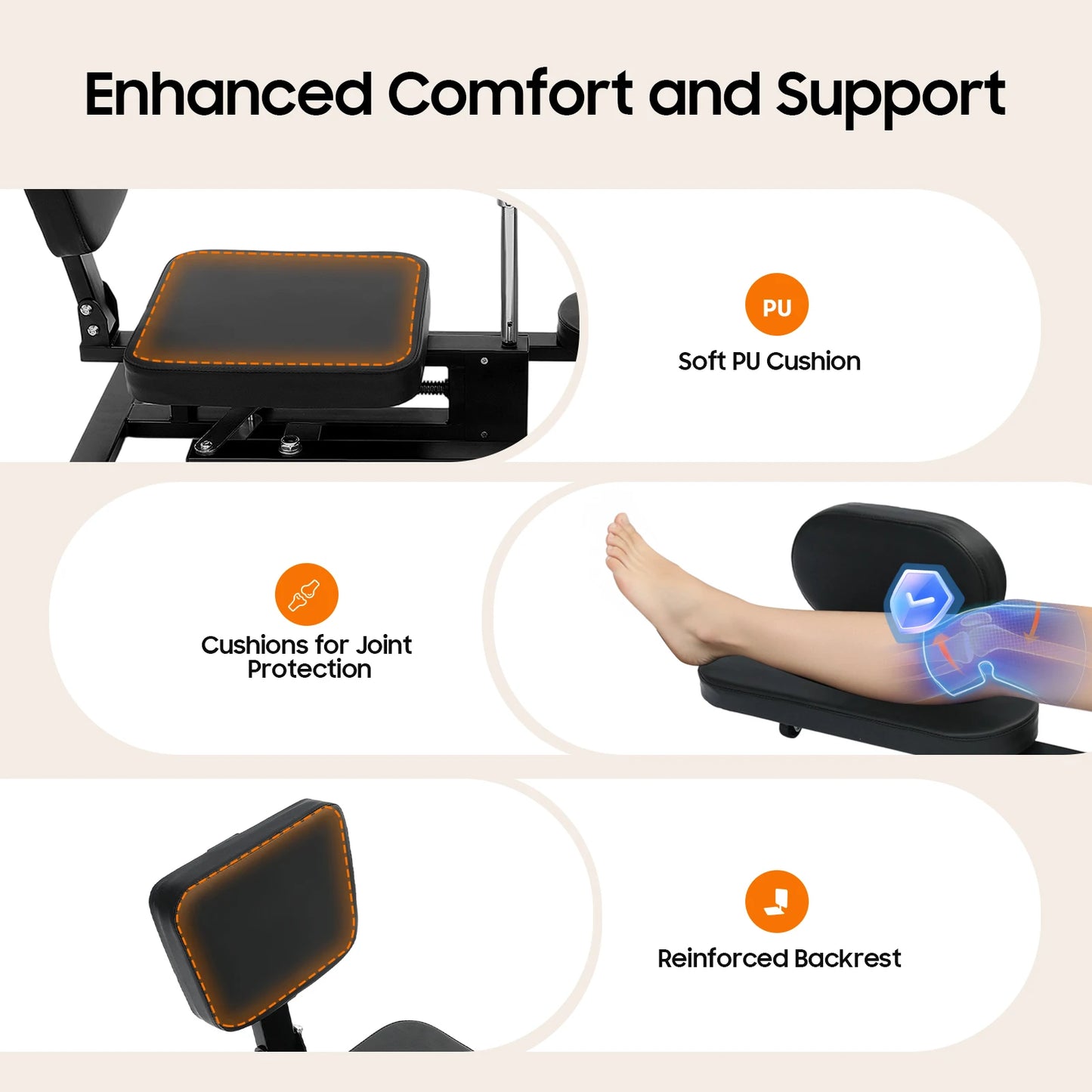 Leg Stretcher - 220lbs Heavy Duty Split Machine for Flexibility Stretching - Ballet Yoga Dance Martial Arts MMA - Home Yoga Gym