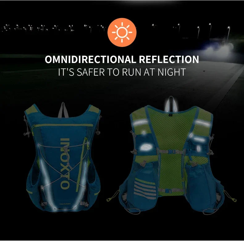 Running Hydrating Vest Backpack 8L Cycling Hydration Vest Running Backpack Hiking Marathon Hydrating Bicycle Sports Vest