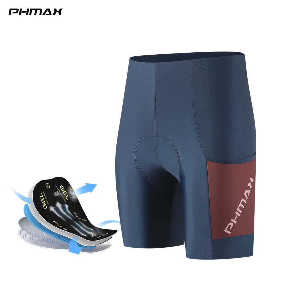X-TIGER Women's Cycling Shorts 5D SILICONE Padded Women Road MTB Cycling Bike Shorts Pants Bicycle Shorts with Pocket Clothes