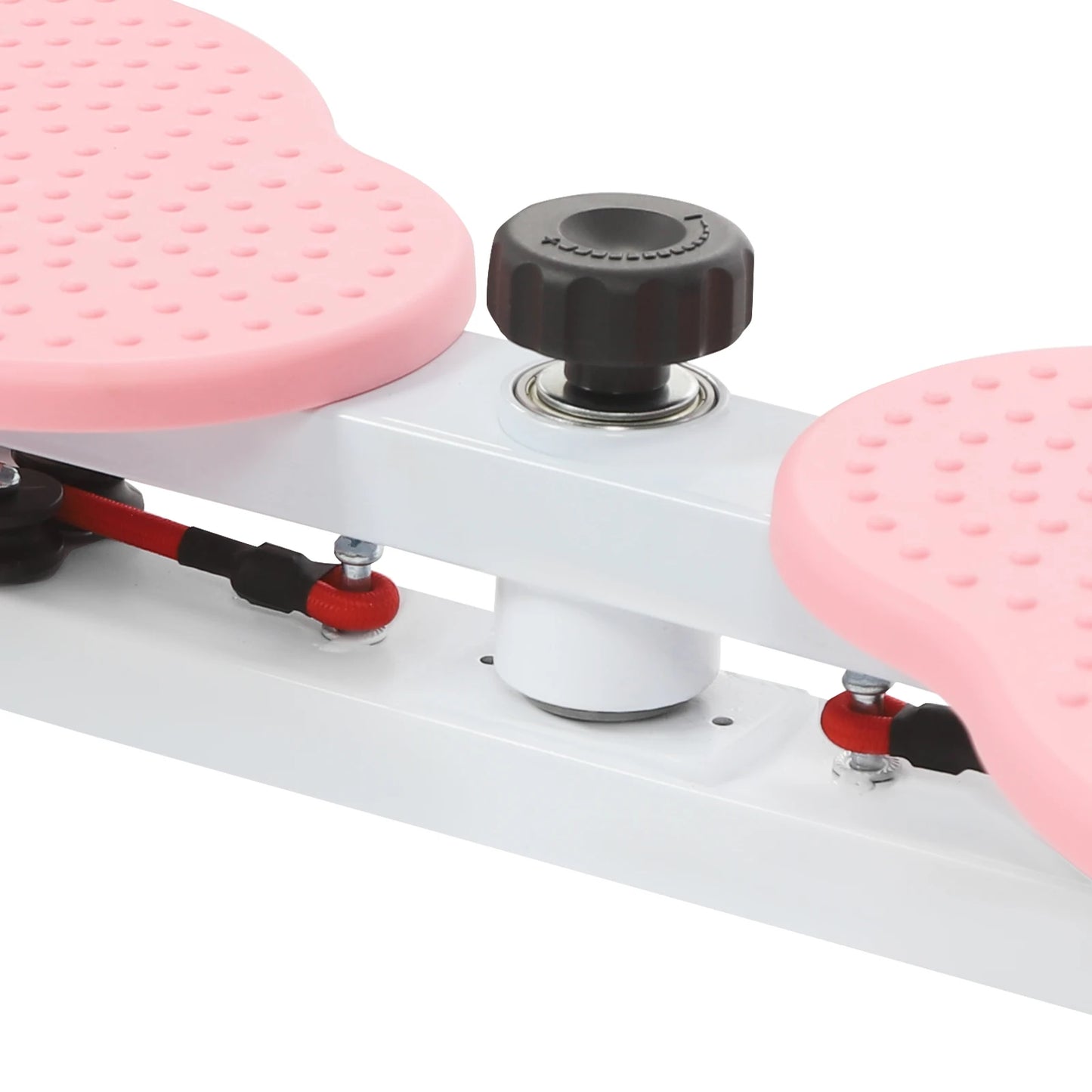 Waist Twister Exercise Machine with Resistance Bands 220LBS Capacity Twist Board for Ab Workout & Weight Loss, Home Fitness Pink