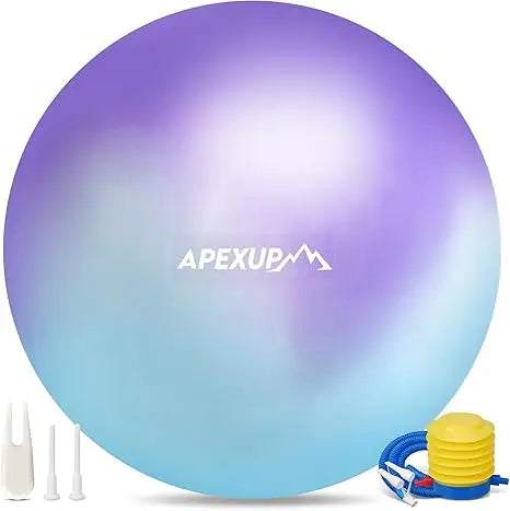 Yoga & Pilates Ball - Anti Slip Heavy Duty Gym Ball for Fitness, Balance & Core Workout