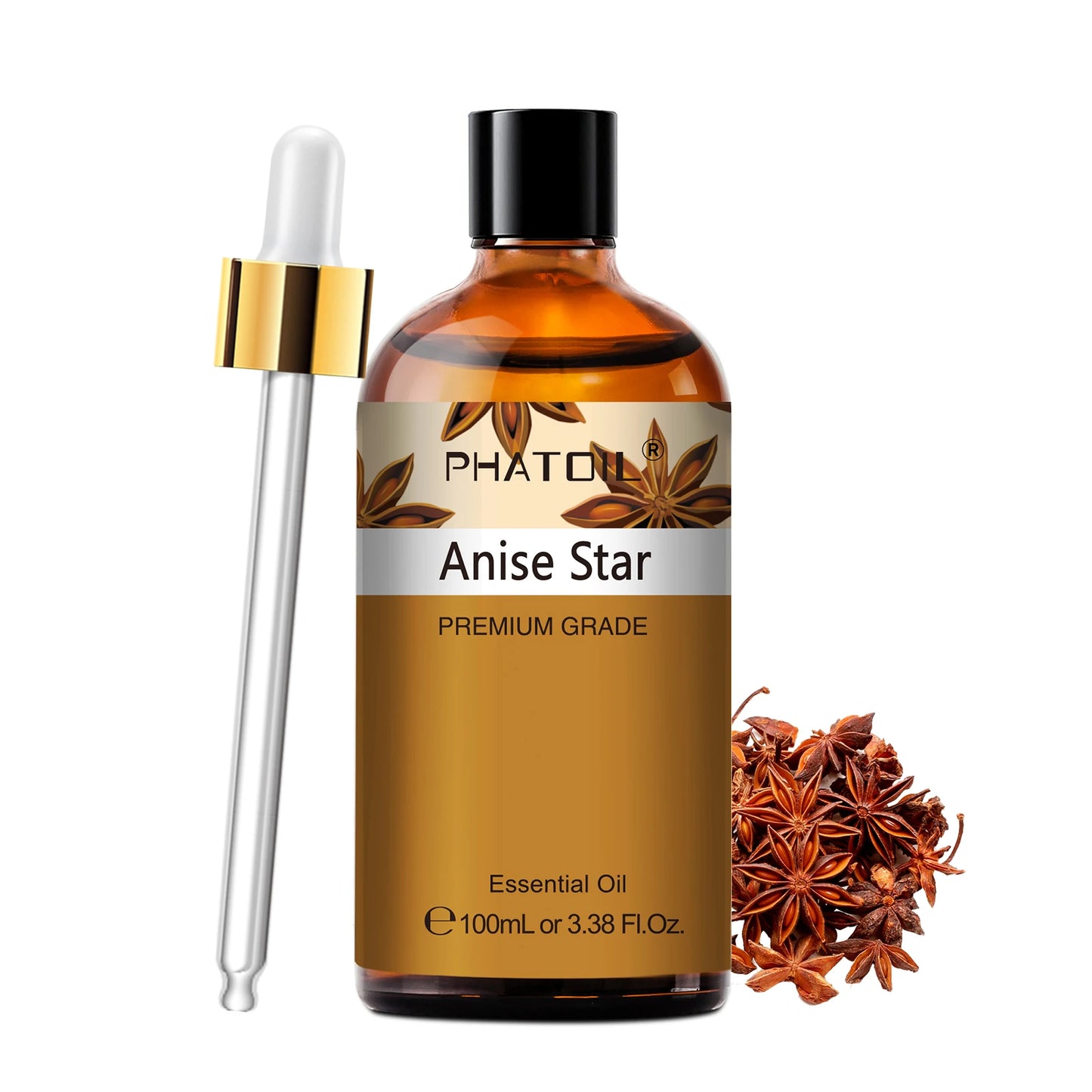 PHATOIL 2pcs/1pcs Lavender Aromatherapy Essential Oil For Diffuser,Candle Making-100ml Eucalyptus Jasmine Vanilla Cinnamon Oils