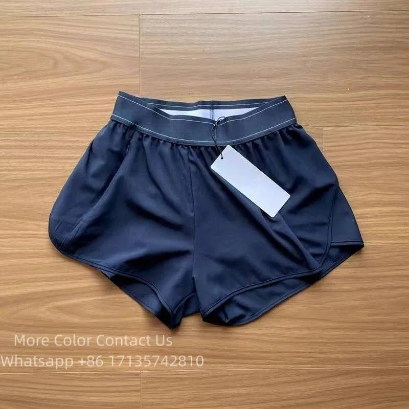 2026 Lo Yoga - Casual Loose-Fit Sportswear For Women Anti-Exposure Soft High-Waisted Shorts Breathable Quick-Dry
