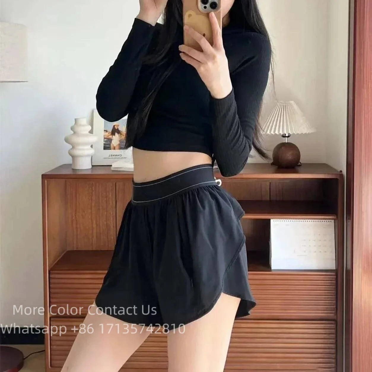 2026 Lo Yoga - Casual Loose-Fit Sportswear For Women Anti-Exposure Soft High-Waisted Shorts Breathable Quick-Dry