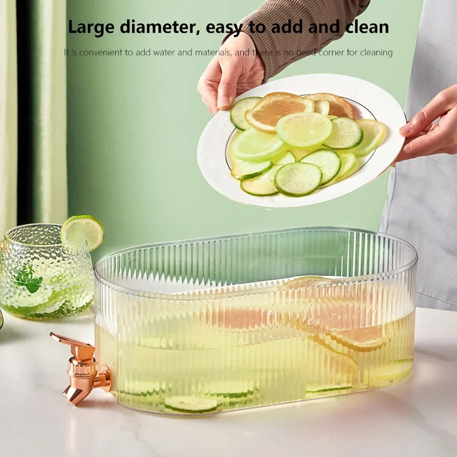 1.5 Gallon Drink Dispenser Drink Dispenser for Fridge Drink Dispenser with Spigot Beverage Dispensers Drink Dispenser Plastic