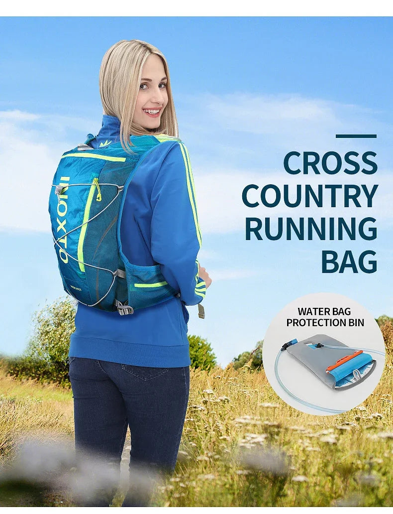 Running Hydrating Vest Backpack 8L Cycling Hydration Vest Running Backpack Hiking Marathon Hydrating Bicycle Sports Vest