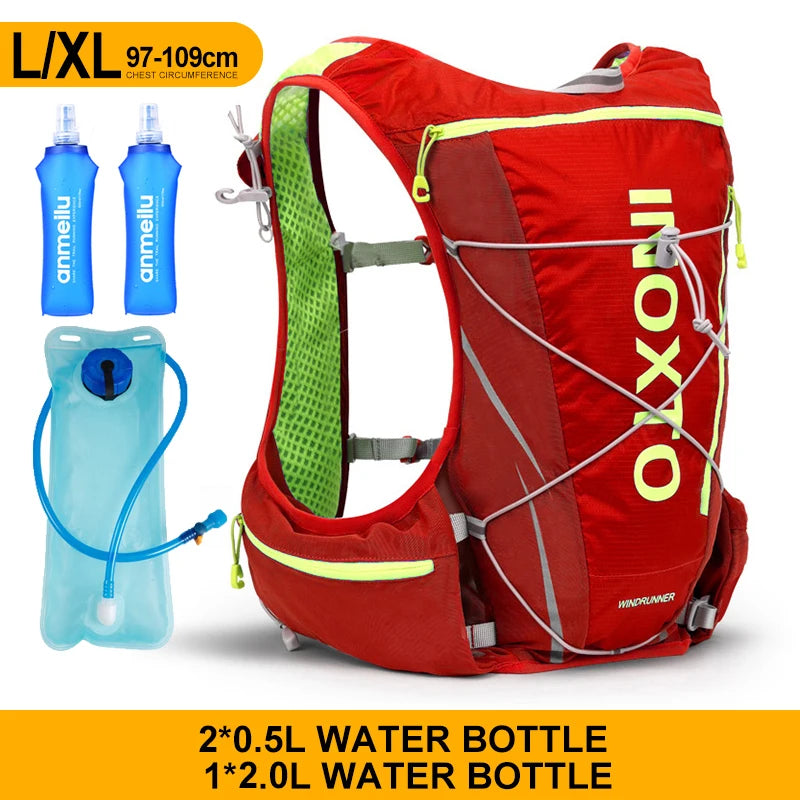 Running Hydrating Vest Backpack 8L Cycling Hydration Vest Running Backpack Hiking Marathon Hydrating Bicycle Sports Vest