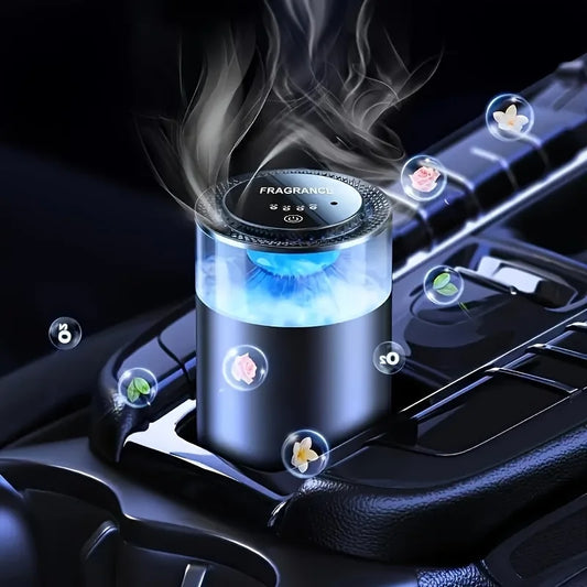 New Car Smart Aromatherapy Diffuser | Auto Ambient Light, Dual Fragrance/Light Adjustment | Air Purification, Long-Lasting Scent
